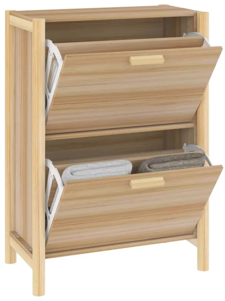vidaXL Παπουτσοθήκη 57,5 x 33 x 80 εκ. από Επεξεργασμένο Ξύλο