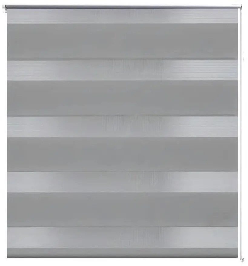 vidaXL Ρόλερ Ζebra Γκρι 100 x 175cm