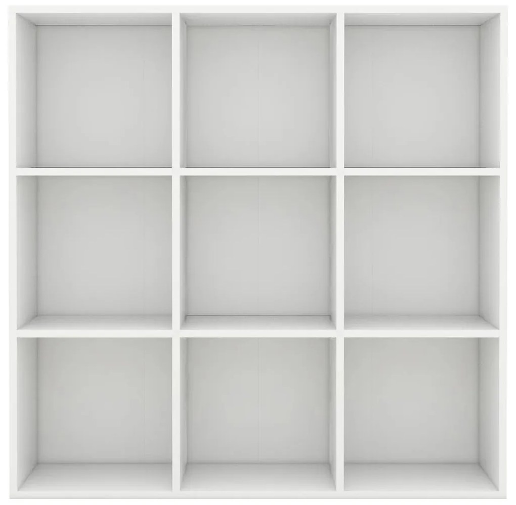Βιβλιοθήκη Λευκή 98 x 29 x 97,5 εκ. Επεξεργασμένο Ξύλο - Λευκό