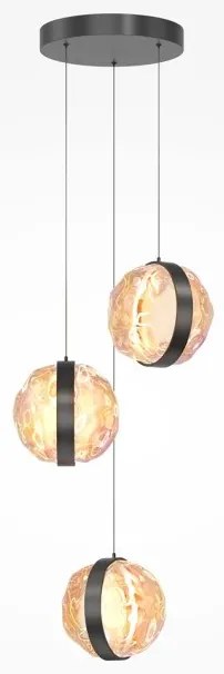 Κρεμαστό Φωτιστικό Οροφής LED 15W Μαύρο Dimmable Εφέ Misterio MOD379PL-L17B2.7K Maytoni MOD379PL-L17B2.7K Μαύρο