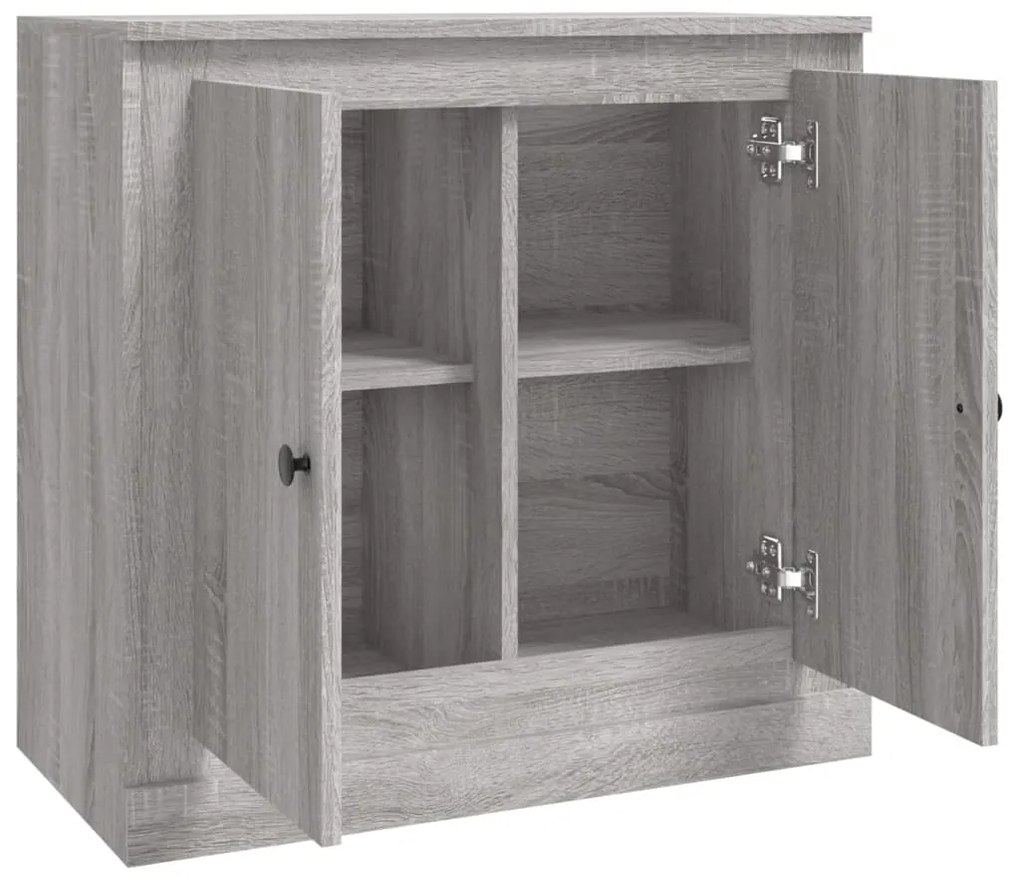 vidaXL Μπουφές Γκρι Sonoma 70x35,5x67,5 εκ. από Επεξεργασμένο Ξύλο