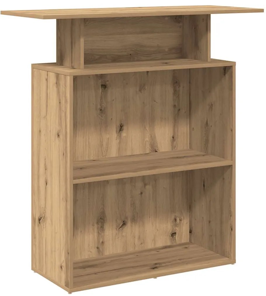 vidaXL Γραφείο υποδοχής 100x40x104 εκ. Επεξεργασμένο Ξύλο