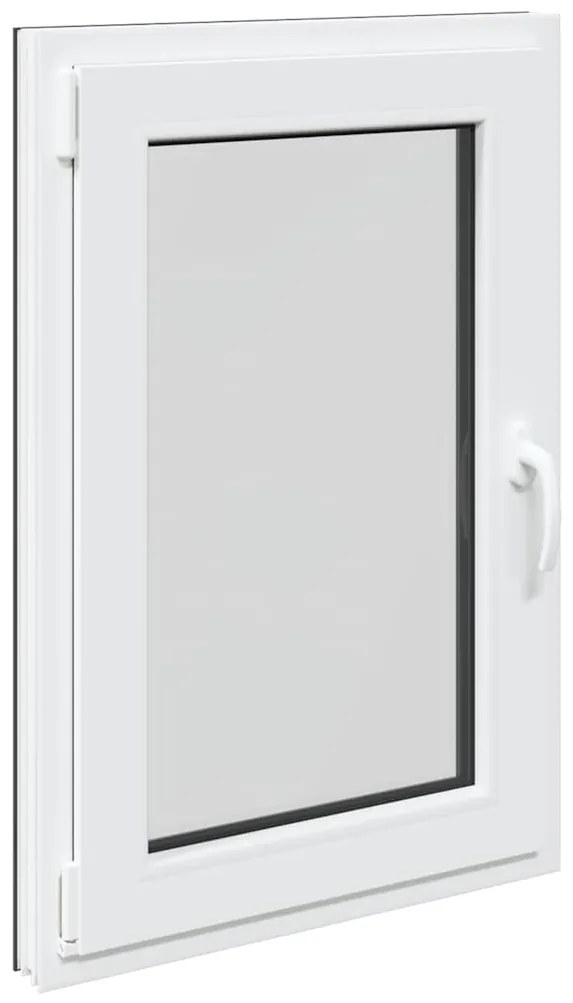 vidaXL Παράθυρο Υπογείου "RISOR" 60x100 εκ. Ανακλινόμενο & Περιστρεφόμενο DIN Αριστερό Ανθρακί