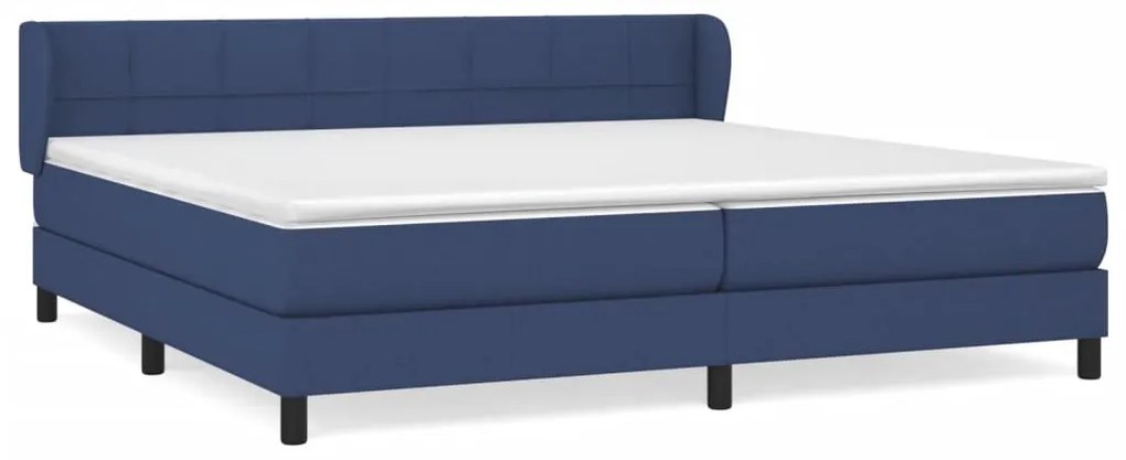 ΚΡΕΒΑΤΙ BOXSPRING ΜΕ ΣΤΡΩΜΑ ΜΠΛΕ 200X200 ΕΚ. ΥΦΑΣΜΑΤΙΝΟ 3126275