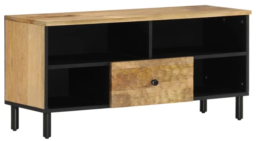 vidaXL Έπιπλο Τηλεόρασης 100 x 33 x 46 εκ. από Μασίφ Ξύλο Μάνγκο