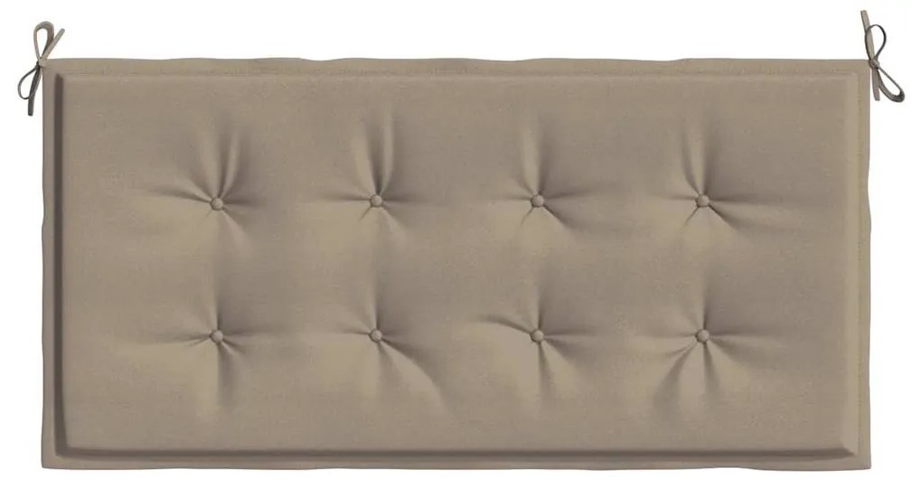 vidaXL Μαξιλάρι Πάγκου Κήπου Taupe 120x50x3 εκ. Ύφασμα Oxford