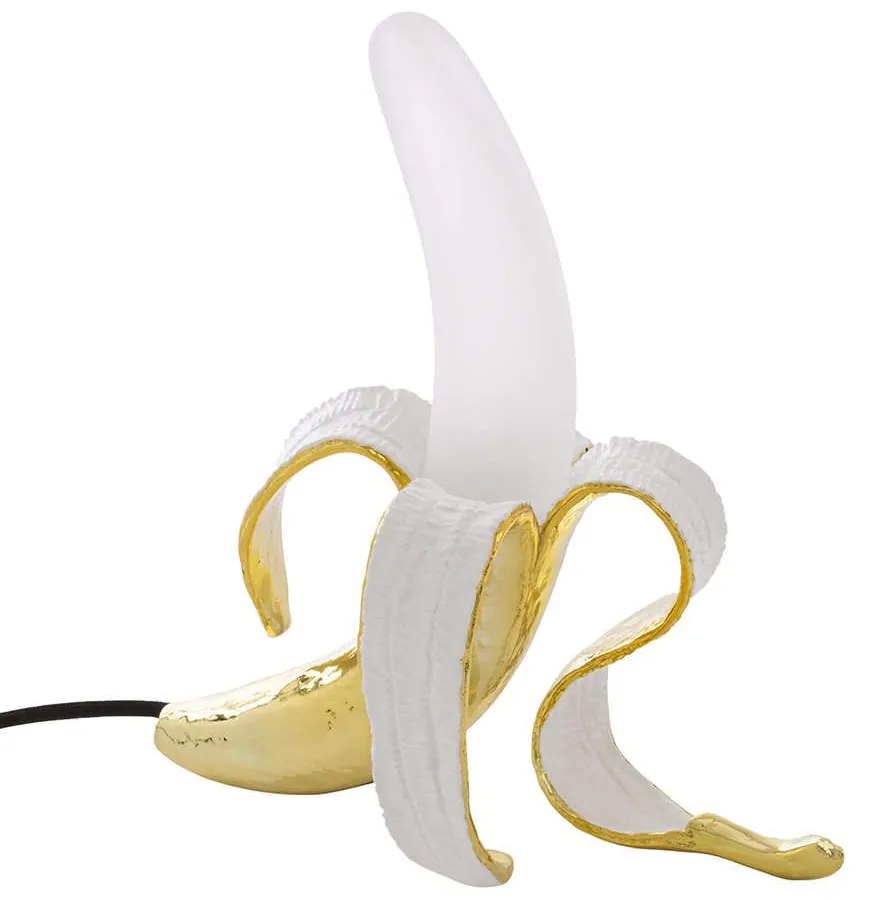 Επιτραπέζιο Φωτιστικό Banana Lamp Louie Gold Seletti Πολυρεσίνη