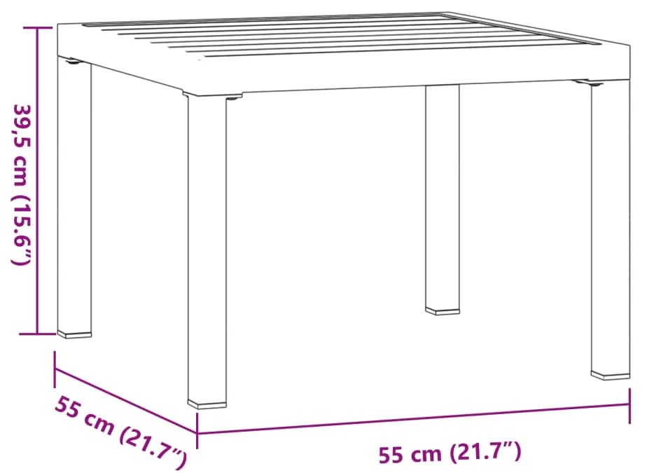 ΤΡΑΠΕΖΙ ΣΑΛΟΝΙΟΥ ΚΗΠΟΥ ΜΑΥΡΟ 55X55X39,5 ΕΚ. ΑΤΣΑΛΙ ΗΛΕΚΤ. ΒΑΦΗ 4008568