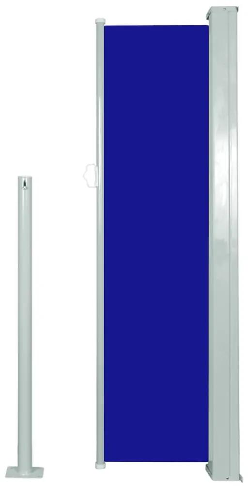 vidaXL Σκίαστρο Πλαϊνό Συρόμενο Μπλε 120 x 300 εκ.