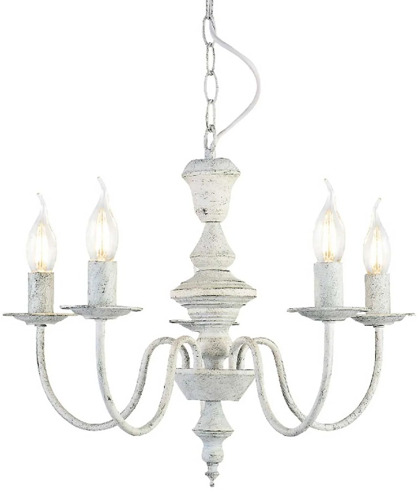 Φωτιστικό Οροφής Elegant DL9315PAG White Metal