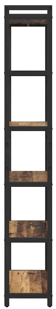 vidaXL Βιβλιοθήκη Παλαιό ξύλο 60 x 30 x 188 εκ Επεξεργασμένο ξύλο