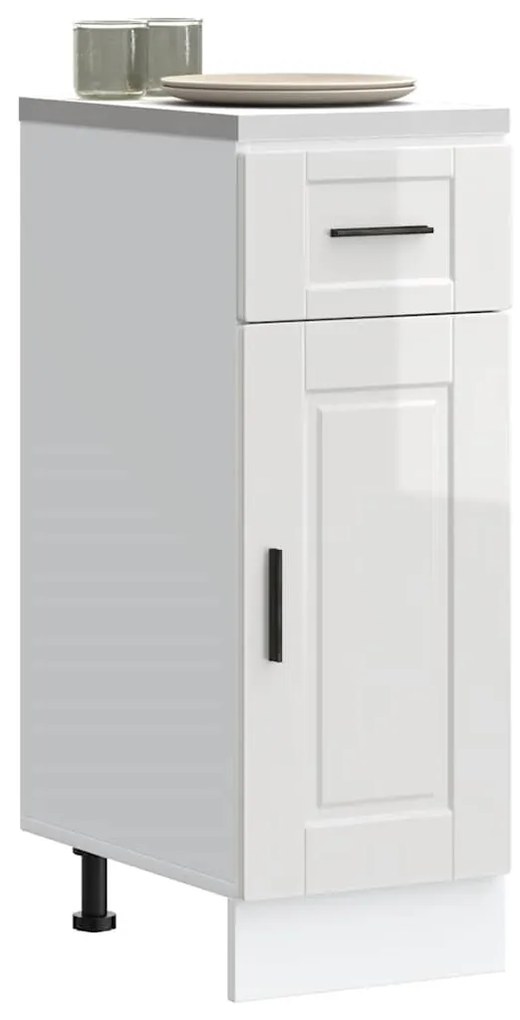 ντουλάπι βάσης κουζίνας Porto Λευκό Υψηλής στιλπνότητας