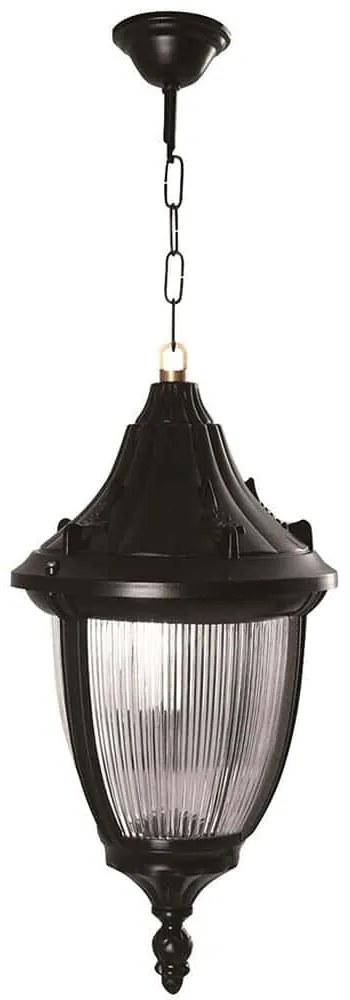 Φωτιστικό Οροφής 685AVN1237 Φ35x70cm E27 40W Black Opviq