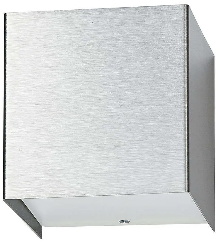 Φωτιστικό Τοίχου - Απλίκα Cube 5267 Silver Nowodvorski Μέταλλο,Γυαλί