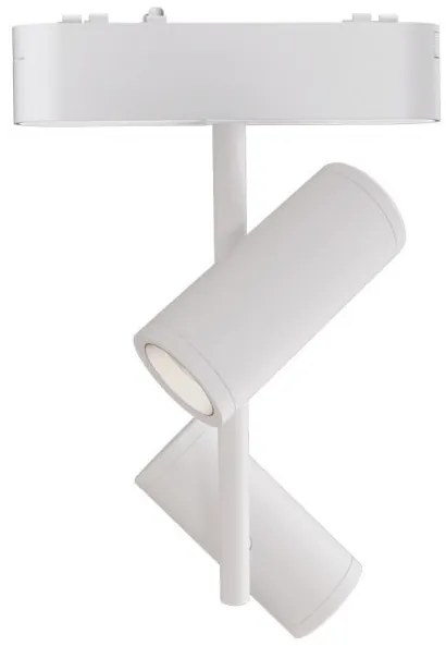 Σποτ Φωτιστικό Ράγας COB 2xLed 8W 40VDC 3000K 15 Μοίρες Dimmer Lumen-22-261615000-Λευκό 22-261615000