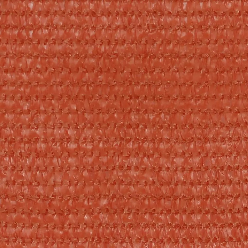 Διαχωριστικό Βεράντας Πορτοκαλί 90 x 500 εκ. από HDPE - Πορτοκαλί
