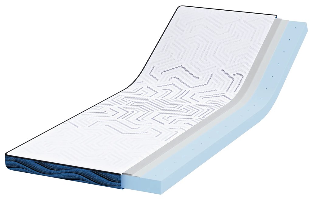 vidaXL Στρώματα Λευκό και Μπλε 70 x 200 cm