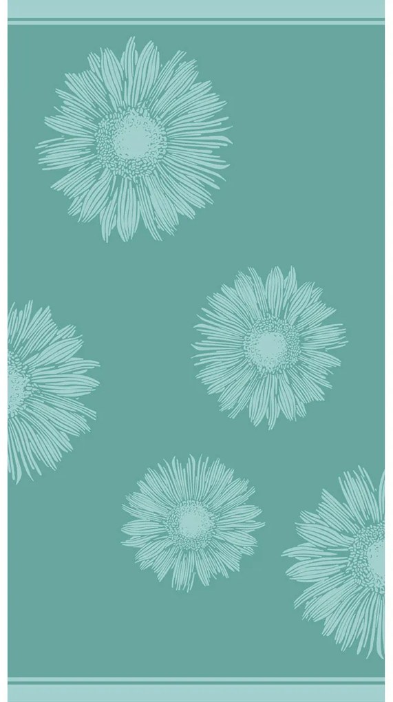 Πετσέτα Θαλάσσης (86x160) Melinen Flower Aqua