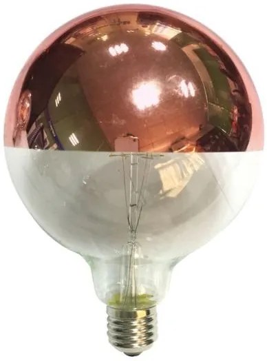 Λαμπτήρας LED Filament E27 Globe 6W 2700K Dimmable Rose Gold