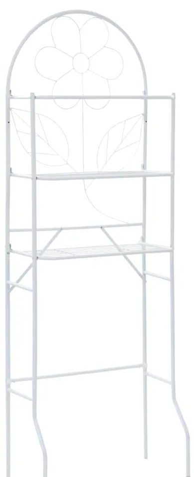 vidaXL Ραφιέρα Μπάνιου Λευκή 60 x 33 x 174 εκ.