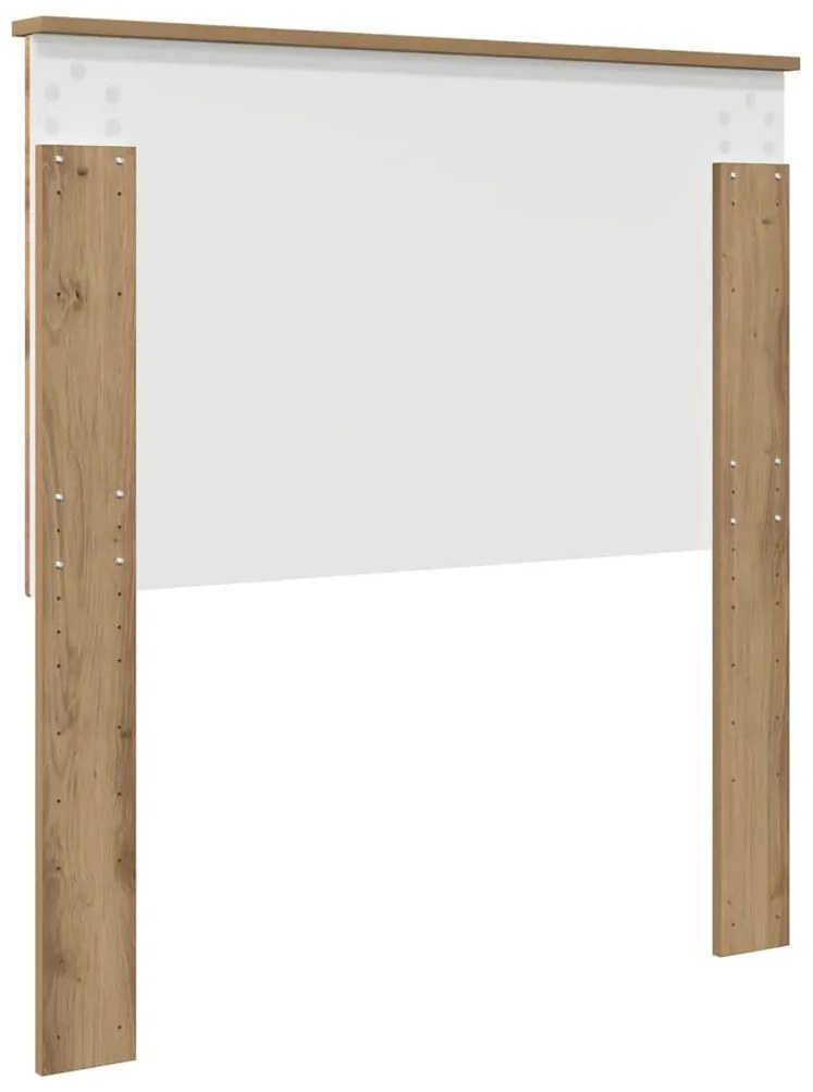 vidaXL Κεφαλάρι με κεφαλάρι Artisan Oak 100 cm Επεξεργασμένο ξύλο