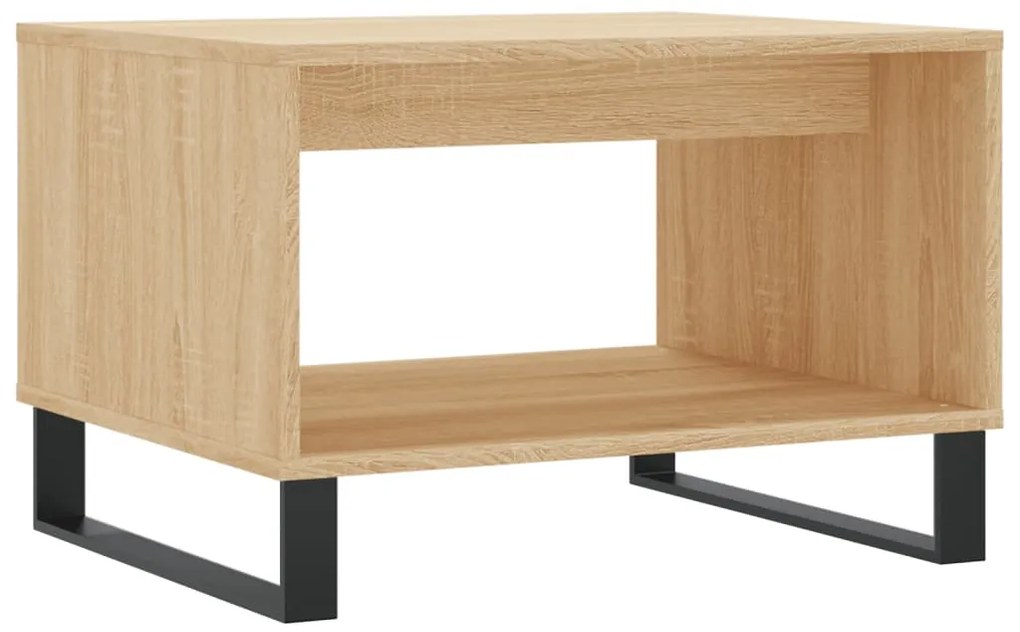 vidaXL Τραπεζάκι Σαλονιού Sonoma Δρυς 60x50x40 εκ. από Επεξεργ. Ξύλο