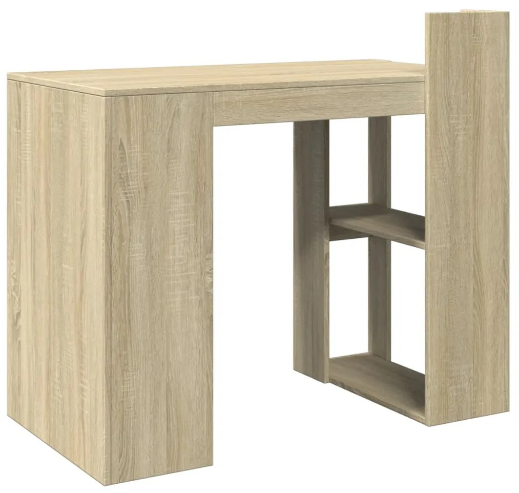 vidaXL Γραφείο Sonoma Δρυς 103,5x56,5x94 εκ. από Επεξεργασμένο Ξύλο