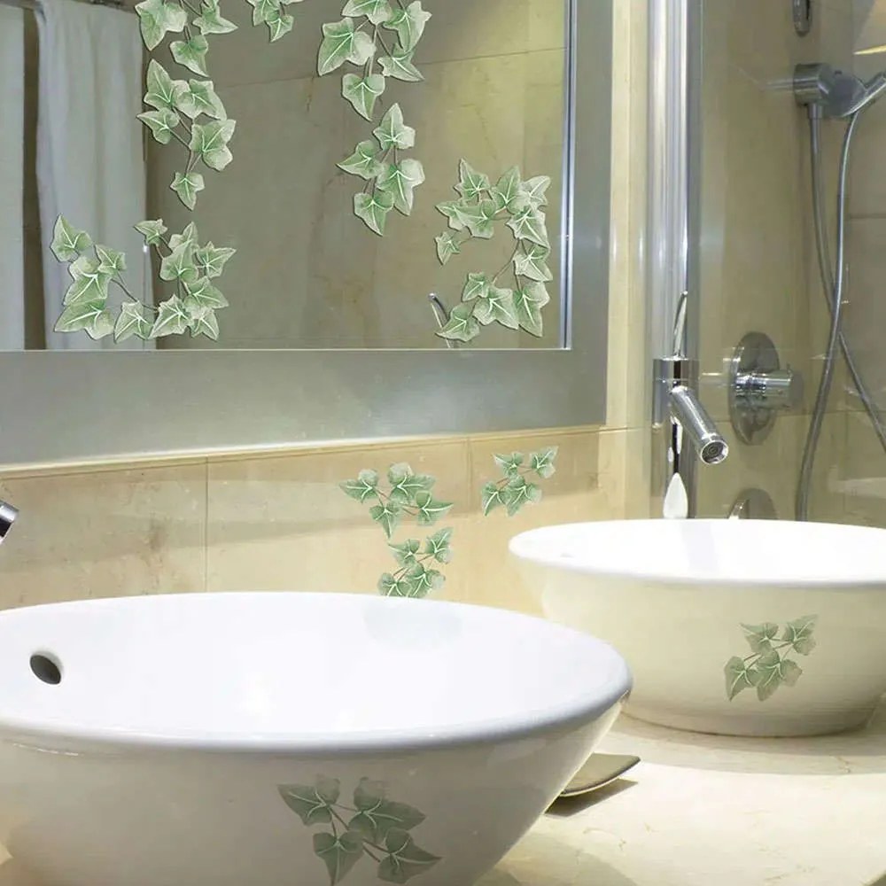 Αυτοκόλλητα Τοίχου Βινυλίου Ivy 59606 45x35cm Green Ango Βινύλιο