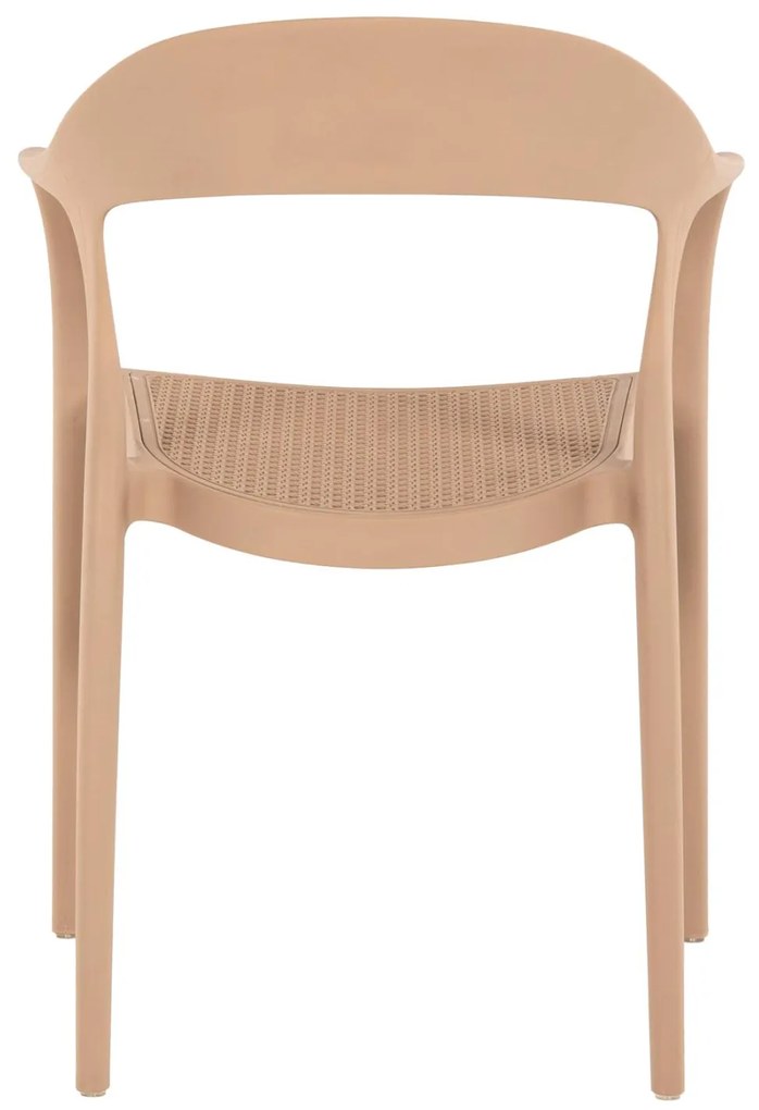 Καρέκλα - Πολυθρόνα CLEO C5935.03 Καπουτσίνο Πολυπροπυλενίου 57x53x81Υ εκ. 57x53x81 εκ.