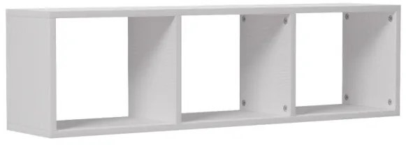 Ραφιέρα τοίχου Mikoro Pakoworld σε λευκή απόχρωση 90x22x25.6εκ 230-000059-230-000059-Λευκό 230-000059