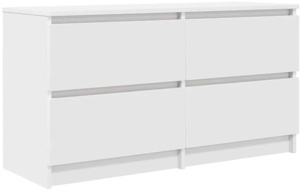 vidaXL Έπιπλο Τηλεόρασης Λευκό 100x35x54 εκ. Επεξεργασμένο Ξύλο