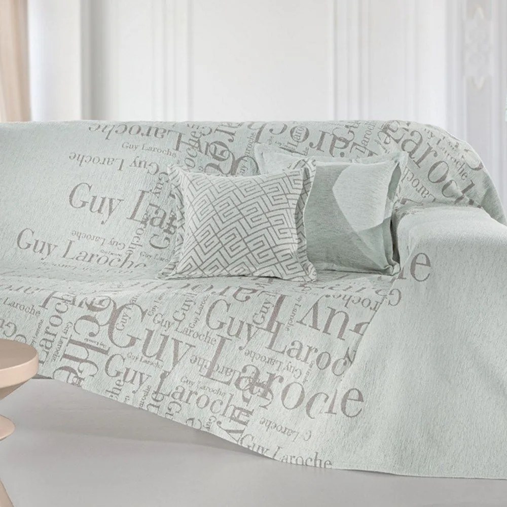 Ριχτάρι Stamp Mint Guy Laroche Τριθέσιο 180x300cm Ακρυλικό,Βαμβάκι, Polyester
