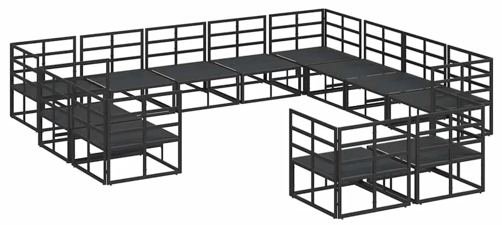 vidaXL Σετ Καναπέ Κήπου με μαξιλάρι 12 pcs