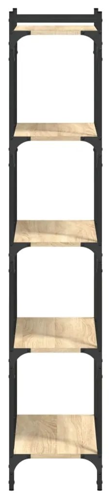 vidaXL Βιβλιοθήκη 5 Επιπέδων Sonoma Δρυς 60x30x154 εκ. Επεξεργ. Ξύλο