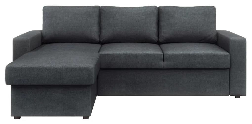 Καναπές Κρεβάτι Γωνιακός SOFIA Γκρι 220x155x81cm - 14190012