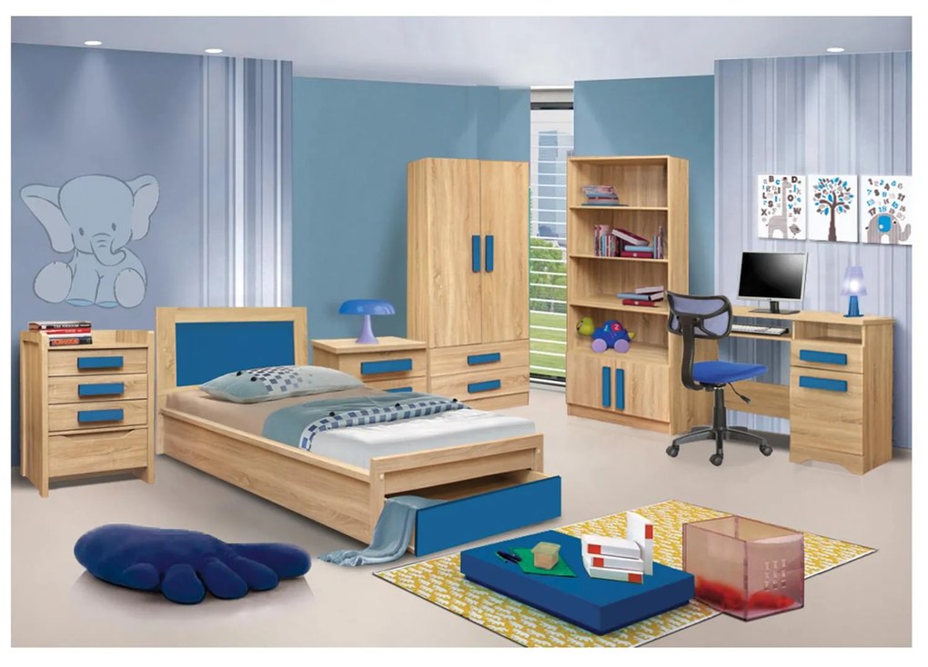 Γραφείο Playroom Sonama-Σιελ 110x55x76.5 εκ. 110x55x76.5 εκ.