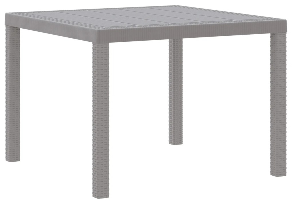 vidaXL Σετ τραπεζαρίας κήπου 3 pcs Ανοιχτό γκρι 100 x 100 x 73 εκ