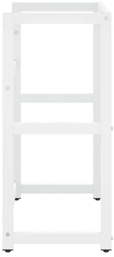 vidaXL Έπιπλο Μπάνιου Λευκό 59 x 38 x 83 εκ. Σιδερένιο