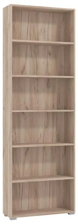 Βιβλιοθήκη Tomar 6 Γκρί Δρύς 70x24,5x211,5 εκ. 70x24.5x211.5 εκ.