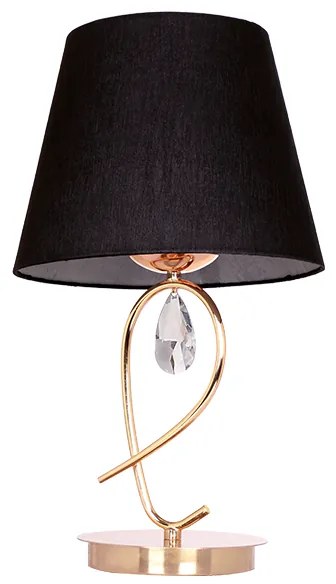 Φωτιστικό Επιτραπέζιο Aca TNK81490CG1T BASILICO Μαύρο Ματ (Black Mat)