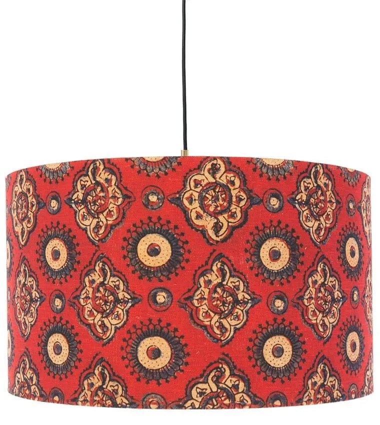 Φωτιστικό Οροφής Ajrak Red CL50202 35X22Cm MindTheGap Metal, Fabric