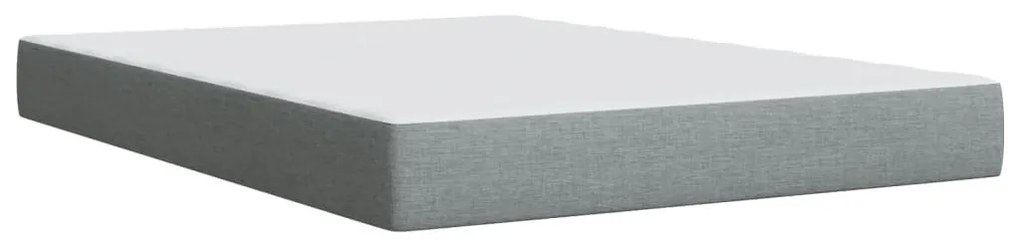 ΚΡΕΒΑΤΙ BOXSPRING ΜΕ ΣΤΡΩΜΑ ΑΝΟΙΧΤΟ ΓΚΡΙ 140X190 ΕΚ. ΥΦΑΣΜΑΤΙΝΟ 3289758