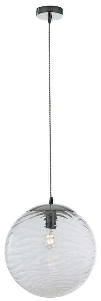 Φωτιστικό Οροφής Nereide I-NEREIDE-G-S1 TR 1xE27 Led Φ33cm 162,5cm Clear Luce Ambiente Design Glass