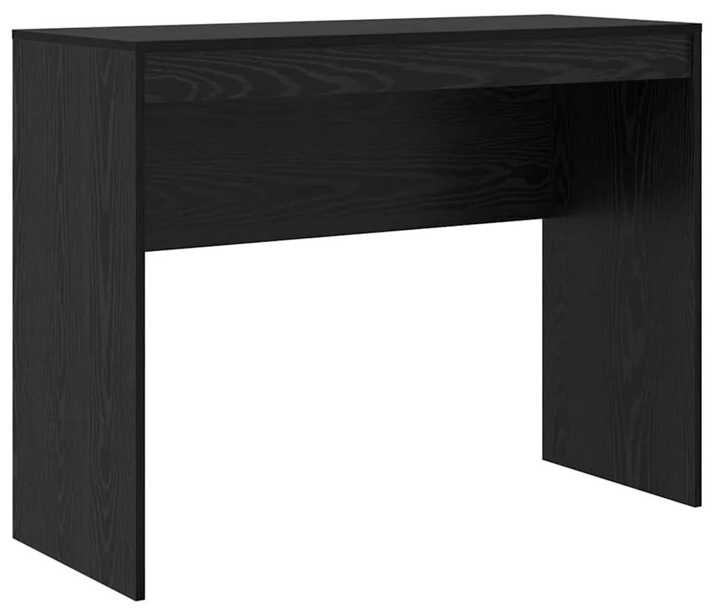 vidaXL Γραφείο Μαύρη δρυς 100 x 40 x 76 εκ. Επεξεργασμένο ξύλο