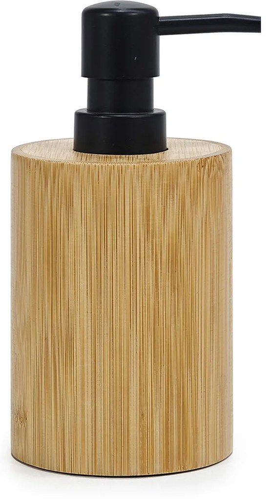 Ντισπένσερ  Μαύρο/Ξύλινο Μπαμπού 180ml