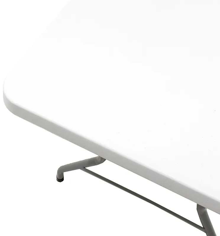 Τραπέζι catering-συνεδρίου Aprilia pakoworld λευκό μονοκόμματη επιφάνεια 183x76x74εκ - 142-000001 - 142-000001