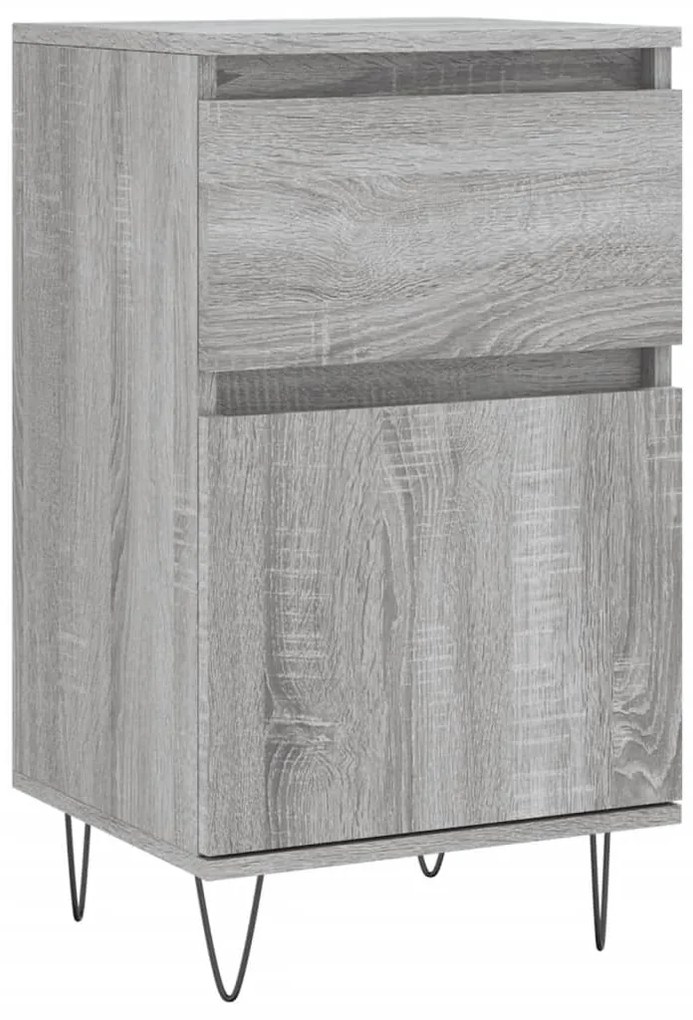 vidaXL Ντουλάπια 2 τεμ. Γκρι Sonoma 40x35x70 εκ. Επεξεργασμένο Ξύλο