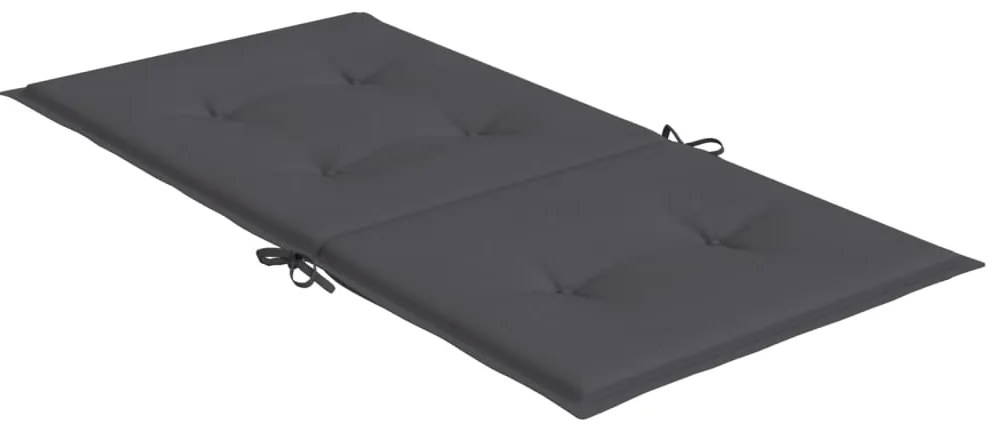 vidaXL Μαξιλάρια Καρέκλας Κήπου Πλάτη 6 τεμ. Ανθρακί Ύφασμα Oxford