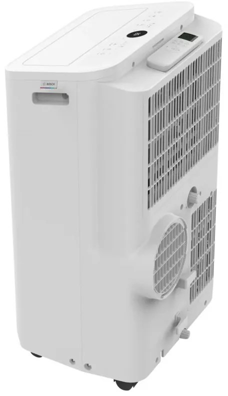 Κινητό κλιματιστικό Bosch Cool 2000, 9000 BTU, 35 m2, A, Αυτόματη εναλλαγή, Χρονοδιακόπτης, Οθόνη LCD, Φορητή λειτουργία, Λευκό