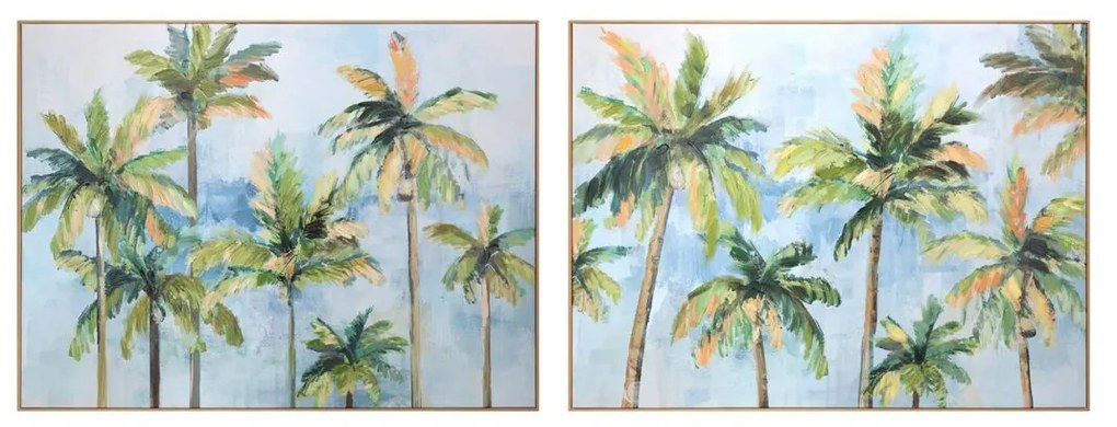 Καμβάς Home ESPRIT πολυστερίνη Καμβάς 120 x 3,5 x 90 cm